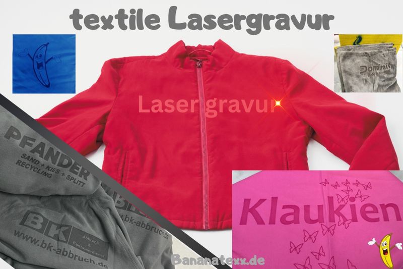 Die innovative Form der Textilveredelung: textile Lasergravur bei Bananatexx